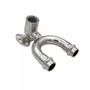 Пресс-водорозетка проходная из нержавеющей стали VIEIR VER-PRO (VRP)