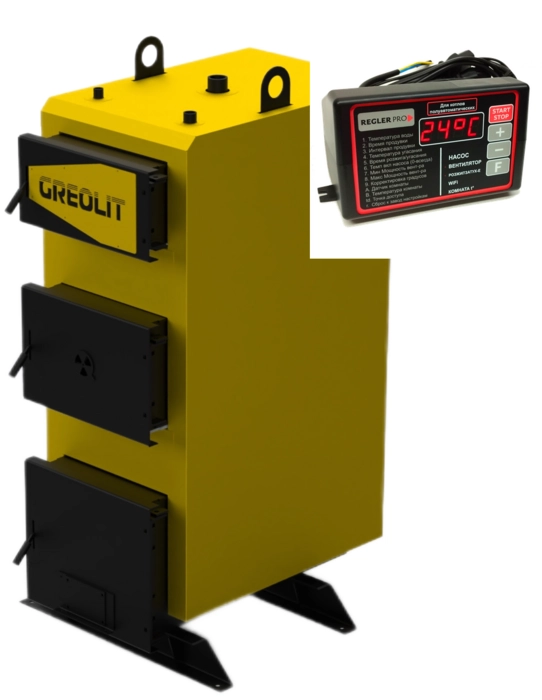 Твердотопливный котел GREOLIT DEEP Plus 40 (с автоматикой)