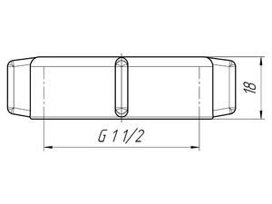 Гайка накидная АНИПласт M440 для сифона 1 1/2 дюйма 40 мм (M440)