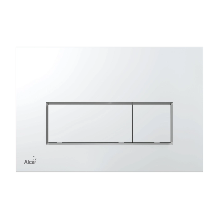 Кнопка управления для скрытых систем инсталляции, хром-глянец Alcaplast M571 THIN
