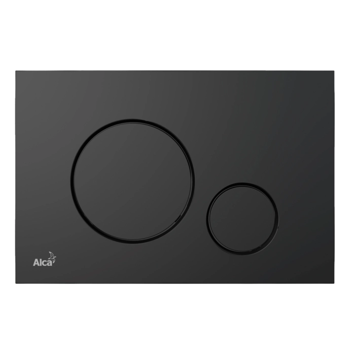 Кнопка управления для скрытых систем инсталляции, черный-мат Alcaplast M678 THIN