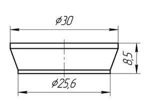 Прокладка коническая АНИПласт M025 25 мм (M025) 
