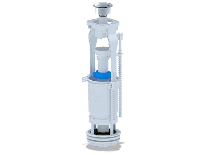 Арматура спускная АНИПласт WC7030M эконом кнопка металлизированная (WC7030M)
