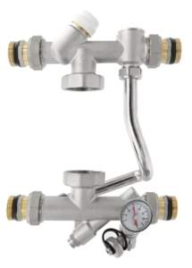 Насосно-смесительный узел для теплого пола 20 - 60 °С KVS 4.5 VIEIR без насоса (VR240)