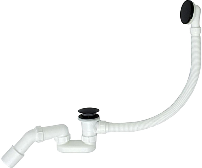 Сифон для ванны (АВТОМАТ) VIEIR черный (VRQ91C)