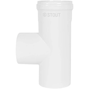 Конденсатоотводчик Т-образный традиц. D80(п-м)с заглушкой и патрубком STOUT (SCR-0080-000014)