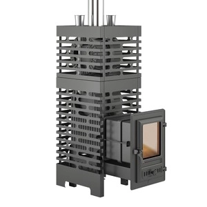 Печь для бани ASTON 26 «Шторм Турбопар» Long (чугун)