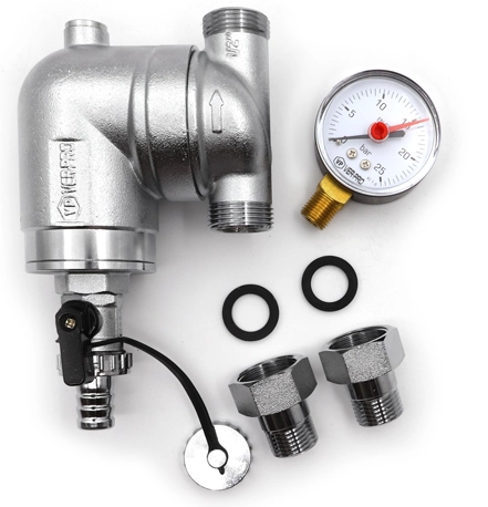 Фильтр поворотный механической очистки с манометром VIEIR 3/4 (VP169)