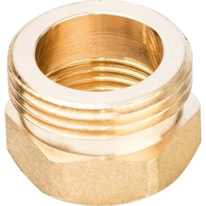 Сгон разъемный STOUT  ЛАТУНЬ (SFT-0044) уплотнение под гайкой по плоскости