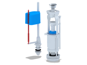 Набор с нижней подводкой АНИПласт WC6550M 1/2 дюйма с пластиковым штуцером эконом кнопка металл (WC6550M)