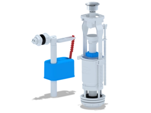 Набор с боковой подводкой АНИПласт WC6050M 1/2 дюйма с пластиковым штуцером эконом кнопка металл (WC6050M)