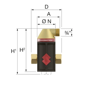 Сепаратор воздуха Flamco Flamcovent Smart