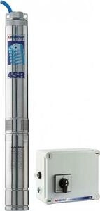 Глубинный насос для воды Pedrollo 4SR4m/15 F-PD с QEM 200