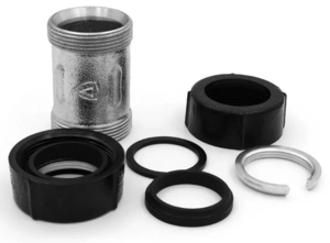 Муфта для соединения стальных и полимерных труб (ГАЙКА-ГАЙКА) VIEIR (VR)