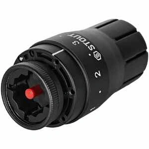 Головка термостатическая STOUT Design черная, жидкостная M30x1,5 (SHTD-0002-003015B)