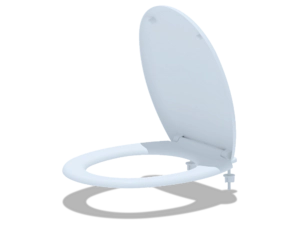 Сиденье для унитаза АНИПласт WS0100 из полипропилена с пластиковым креплением (WS0100)