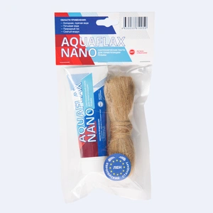 (61008) AquaflaxNano,  набор паста 80г туба +20г лён (ЕВРО)