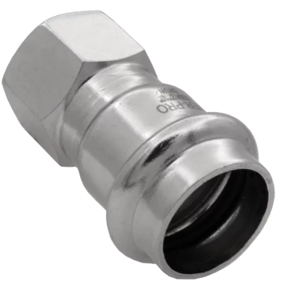 Соединитель прямой с ВР из нержавеющей стали VIEIR VER-PRO (VPSF)