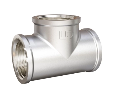 Тройник LD Pride ВР/ВР/ВР латунь НИКЕЛЬ