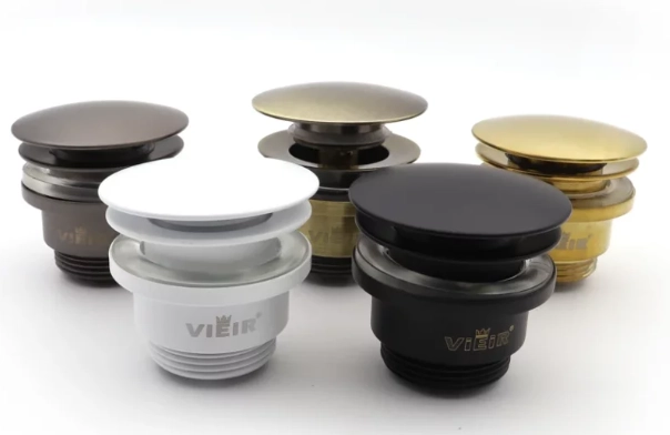 Донный клапан G 1 1/4ʺ VIEIR золото (VER26S)