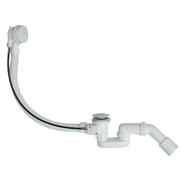 Сифон для ванны (ПОЛУАВТОМАТ) VIEIR белый (VRQ90YF)