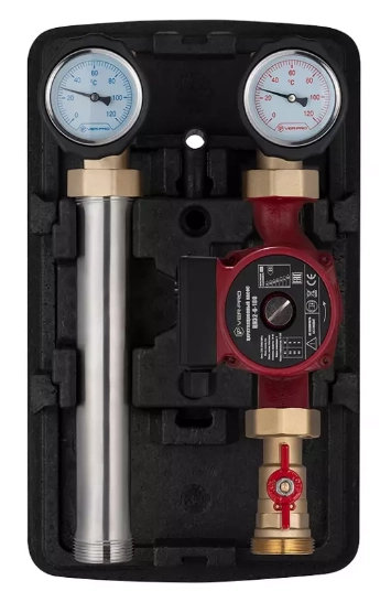 Насосная группа быстрого монтажа прямого контура из нержавеющей стали VIEIR VER-PRO без насоса (VP226A)