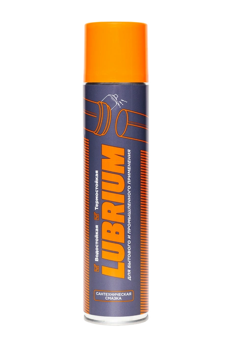 (61146) Сантехническая смазка LUBRIUM, баллон, аэрозоль, 400 мл
