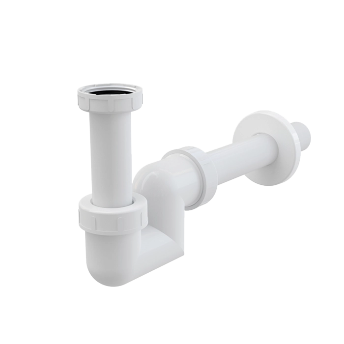 Сифон для умывальника и биде DN32 пластик AlcaPlast A45F-DN32