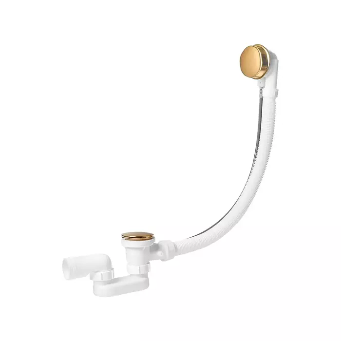 Сифон для ванны (ПОЛУАВТОМАТ) VIEIR золото (VRQ90S)