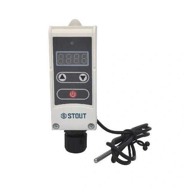 Термостат с выносным датчиком STOUT 0,9м электронный 5-90°С (STE-1006-100590)