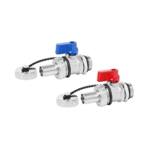 Кран дренажный со съёмным металлическим штуцером VIEIR 1/2″ (VR1119)(ПАРА)