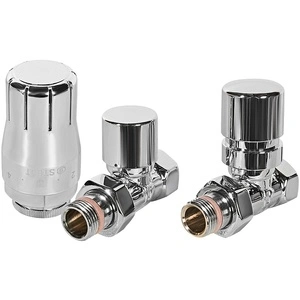 Комплект клапанов термостатических STOUT Design хром, прямой 1/2 (SVTDK-0001-000015C)