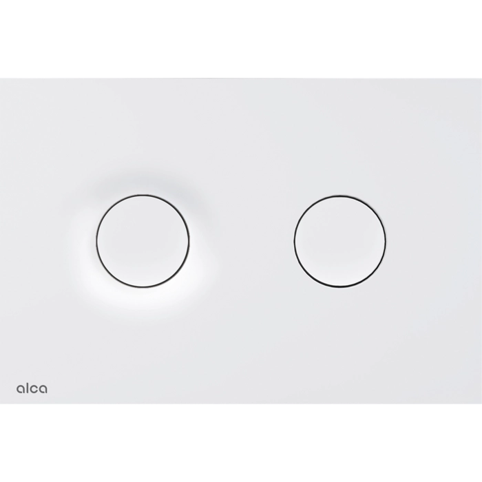 Кнопка управления для скрытых систем инсталляции, белый-мат Alcaplast M1976