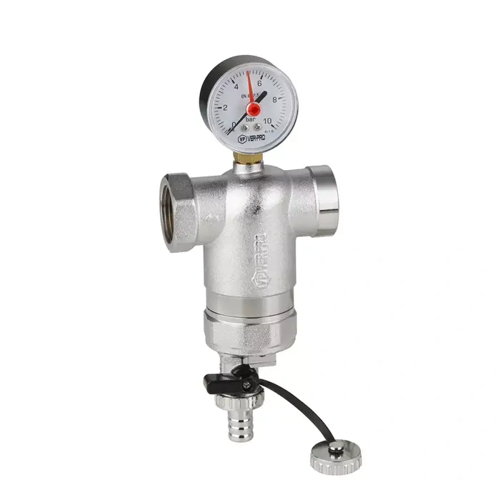 Фильтр с манометром и магнитной вставкой VIEIR 1/2″ (VP166-3)