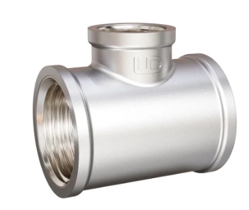 Тройник переходной LD Pride ВР/ВР/ВР латунь НИКЕЛЬ