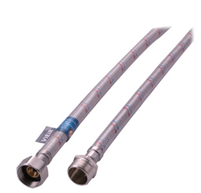 Гибкая подводка для воды в силиконовой оплетке 1/2″ в/н VIEIR (BZEW)