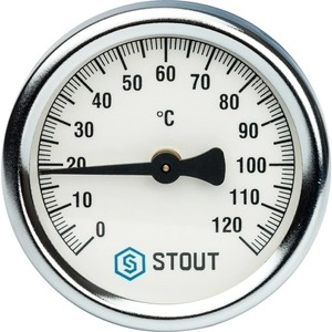Термометр накладной STOUT корпус Dn 63 мм ( SIM-0004-630015)