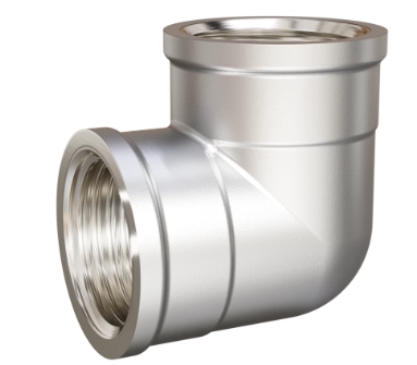 Угол 90гр LD Pride ВР/ВР латунь НИКЕЛЬ