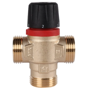 Термостатический смесительный клапан ROMMER 1" НР 35-60°С KV 2,5 (RVM-0232-256025)
