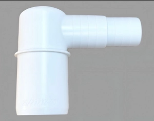 Адаптер канализационный ЮстаПласт угловой Ф32, 20-23