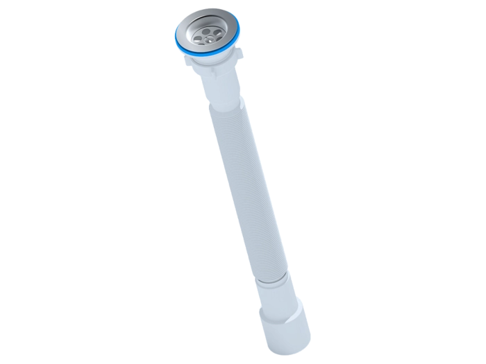 Сифон для мойки АНИПласт G116 1 1/2 дюйма 40/50 мм гофрированный 571-1401 мм (G116)