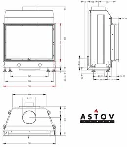 Топка Astov М 700
