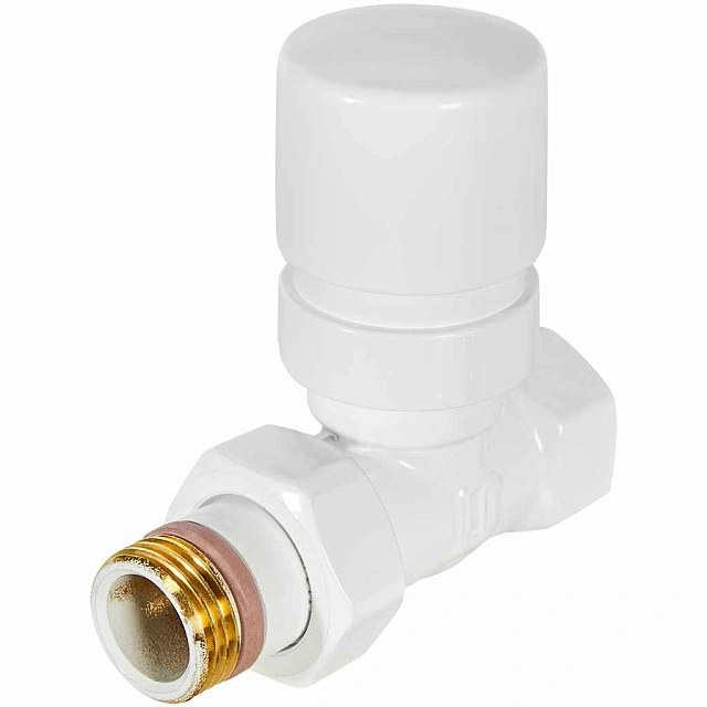 Клапан термостатический STOUT Design белый, прямой 1/2 (SVTD-0001-000015W)