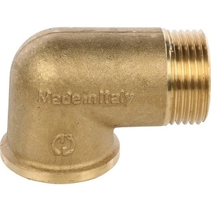 Угольник с внутренней и наружной резьбой ВН STOUT ЛАТУНЬ (SFT-0011)