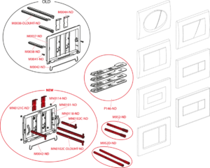 Кнопка управления для скрытых систем инсталляции, белый Alcaplast M70