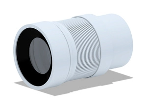 Удлинитель гибкий для унитаза АНИПласт K821R выпуск 110 мм 190-370 мм (K821R)