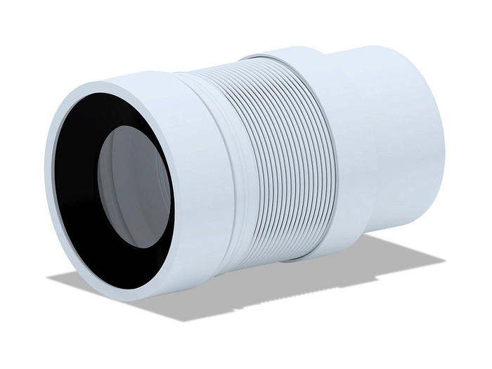 Удлинитель гибкий для унитаза АНИПласт K821R выпуск 110 мм 190-370 мм (K821R)