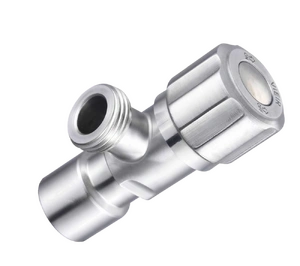 Вентиль угловой из нерж. стали с керамической кран-буксой ВР/HР VIEIR 1/2″x1/2″ (VER76)