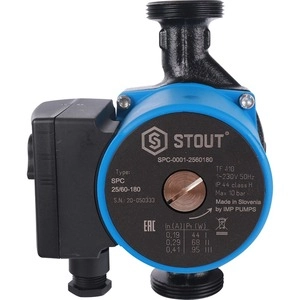 Насос циркуляционный STOUT 25/60-180 (SPC-0010-2560180)
