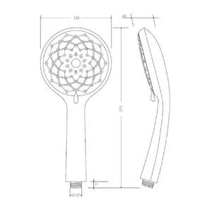 Душевая лейка VIEIR (VR1027)